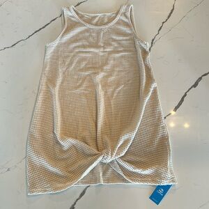Cupshe Waffle Knit Hem Twist Cover-Up
